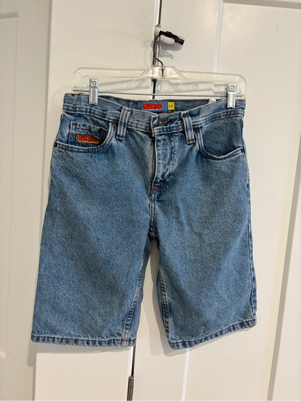 Empyre Men's Light Blue Denim Jean Shorts